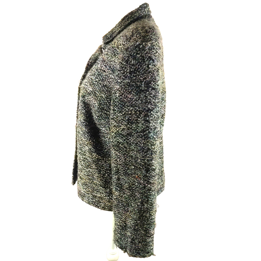 Sag Harbor Women's Jacket Size 12 Petite Vintage Fuzzy Career Business - Picture 3 of 10